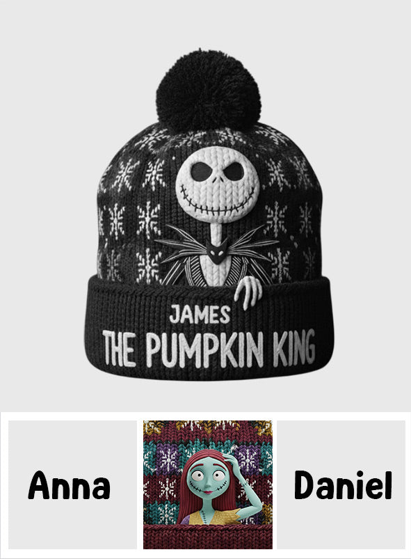 Personalized Beanie Hat Custom Name for Couples Christmas Gift Beanie Hat GradoCreations