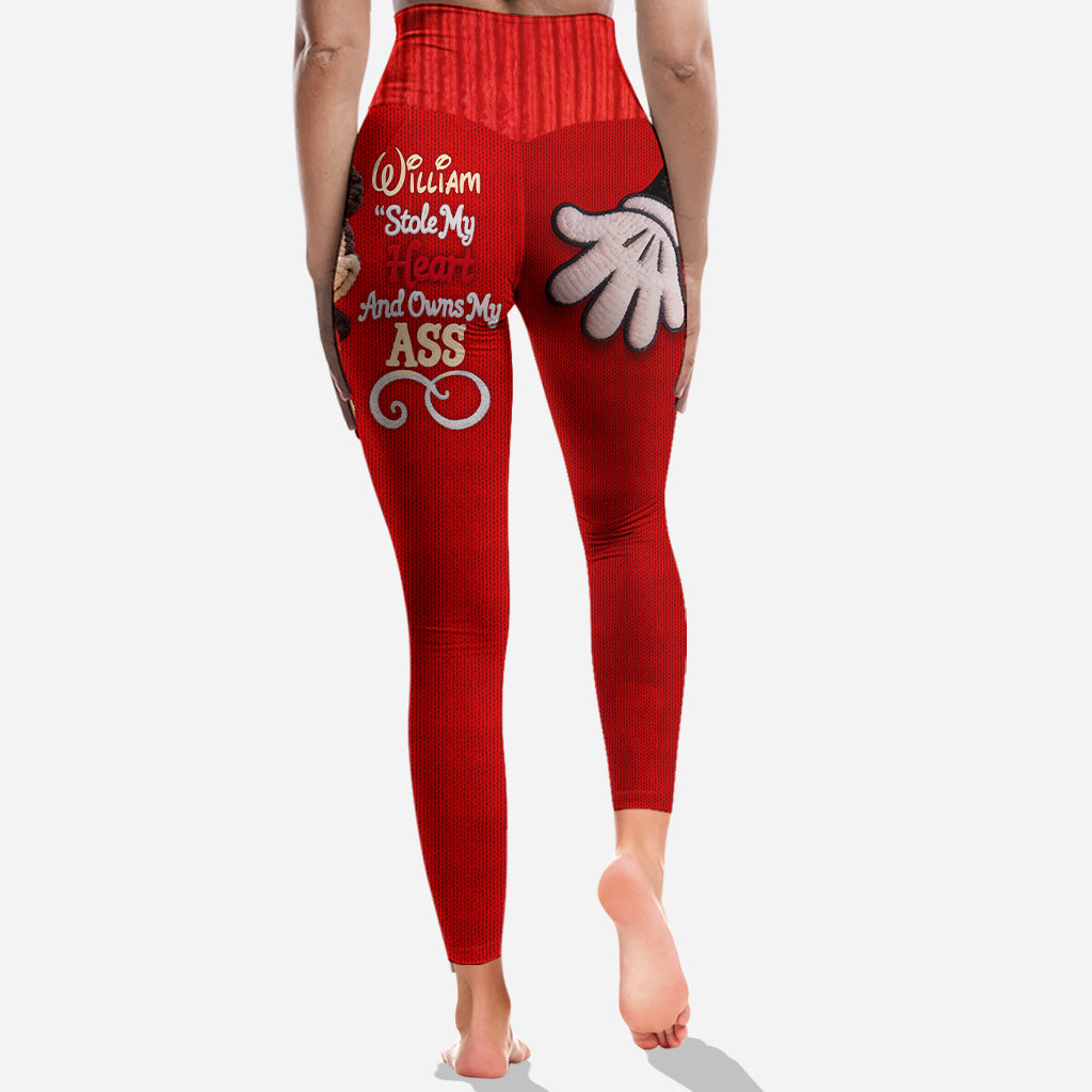 Personalized 3D Mouse Leggings Custom Name Gift for Her Leggings GradoCreations