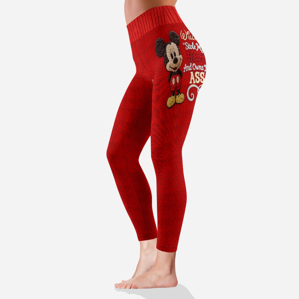 Personalized 3D Mouse Leggings Custom Name Gift for Her Leggings GradoCreations