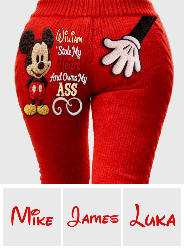 Personalized 3D Mouse Leggings Custom Name Gift for Her Leggings GradoCreations