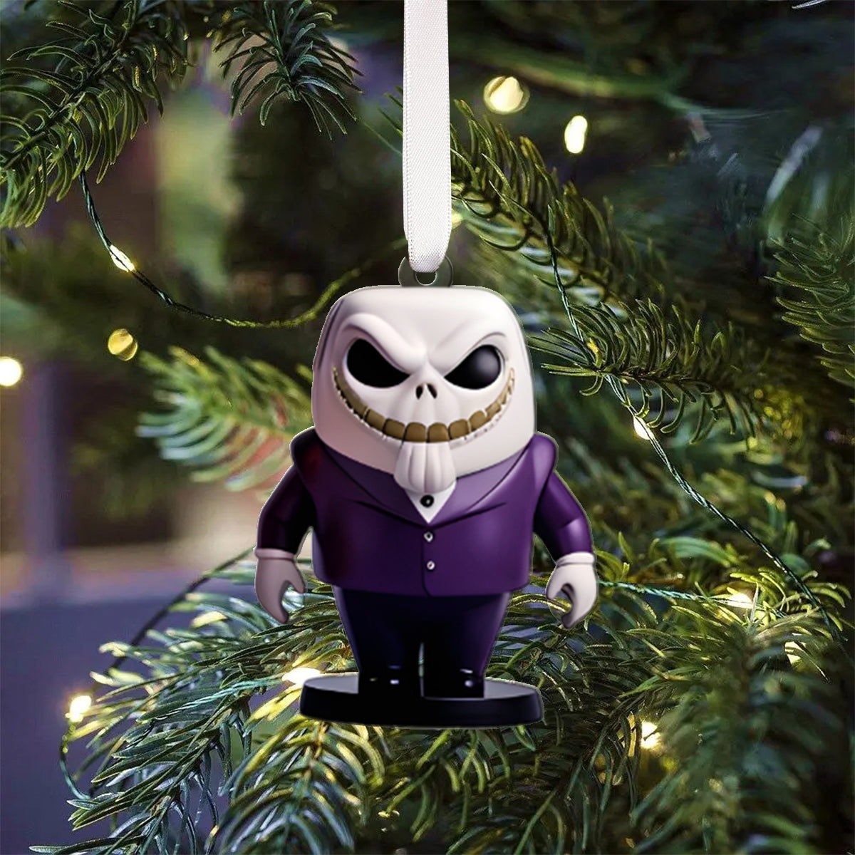 Personalized Nightmare Before Christmas Folded Advent Calendar with Ornaments Folded Advent Calendar With Ornaments GradoCreations