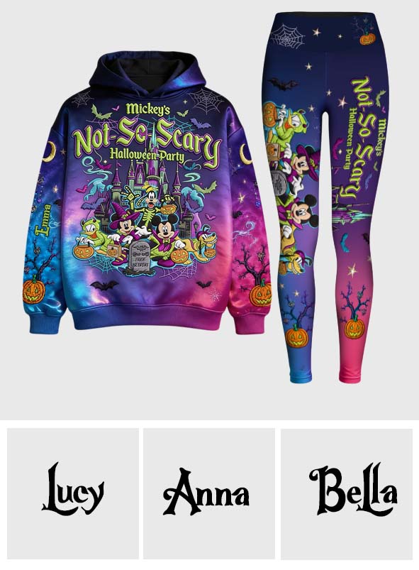Personalized Halloween Hoodie and Leggings Set for Kids Hoodie & Leggings GradoCreations