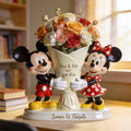 Personalized Mickey & Minnie Acrylic Plaque Gift for Couples Custom Shaped Acrylic Plaque GradoCreations