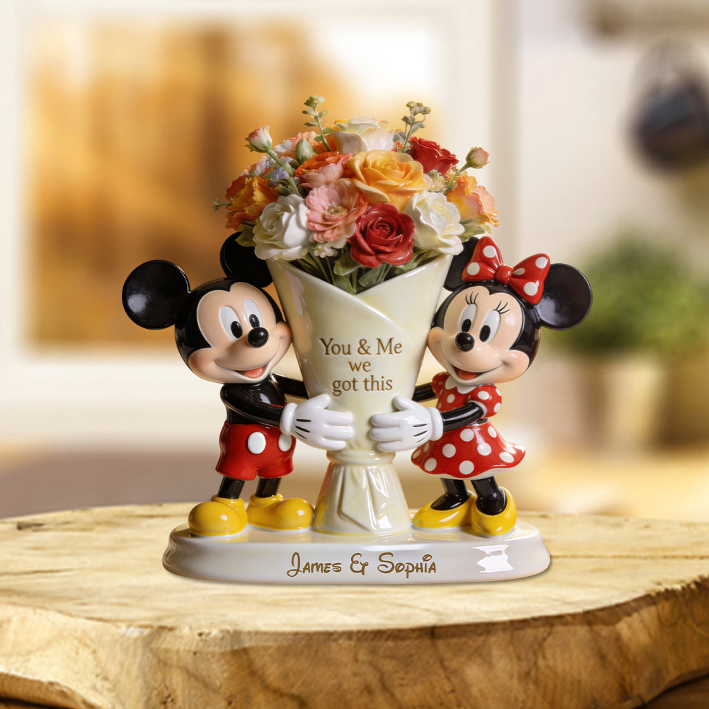 Personalized Mickey & Minnie Acrylic Plaque Gift for Couples Custom Shaped Acrylic Plaque GradoCreations