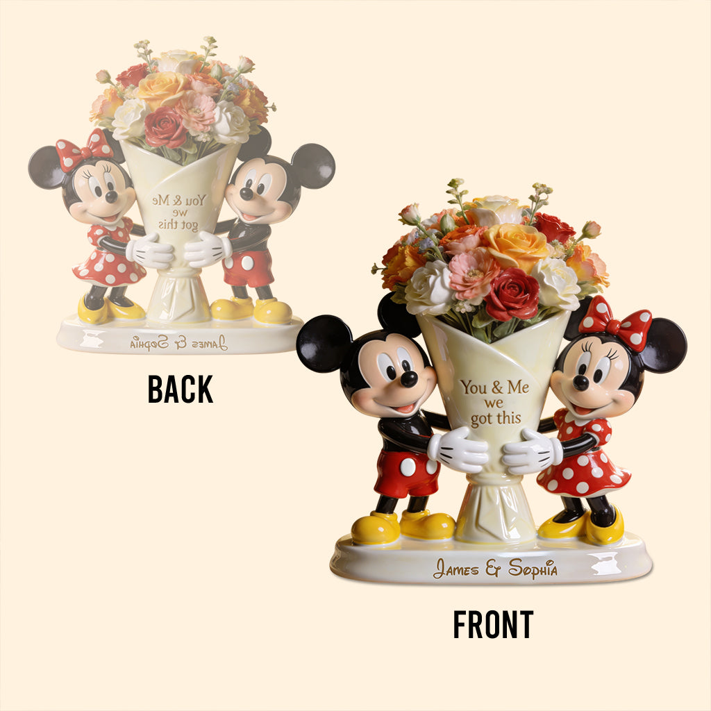 Personalized Mickey & Minnie Acrylic Plaque Gift for Couples Custom Shaped Acrylic Plaque GradoCreations