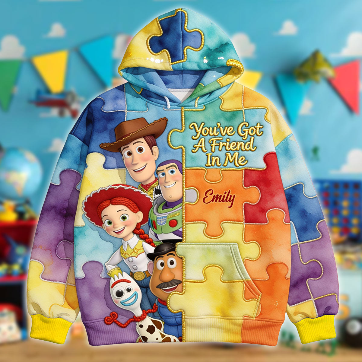 Personalized Autism Awareness All Over Shirt Custom Name Gift All Over Shirt GradoCreations