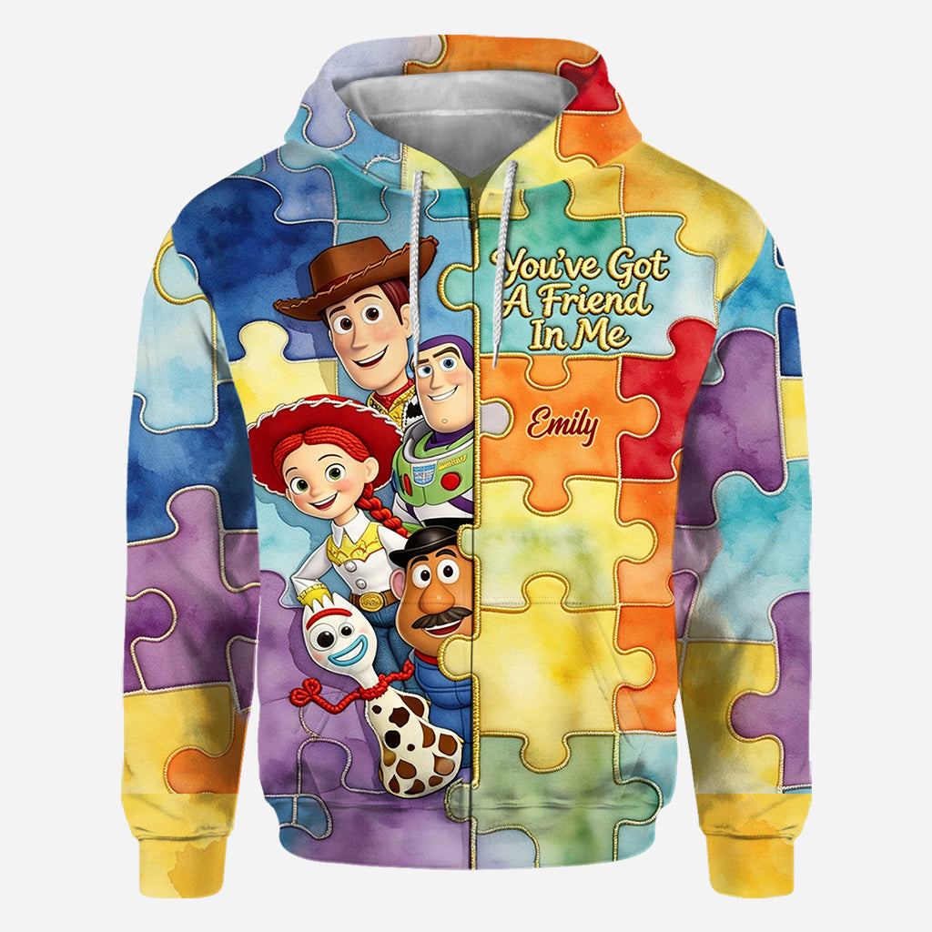 Personalized Autism Awareness All Over Shirt Custom Name Gift All Over Shirt GradoCreations