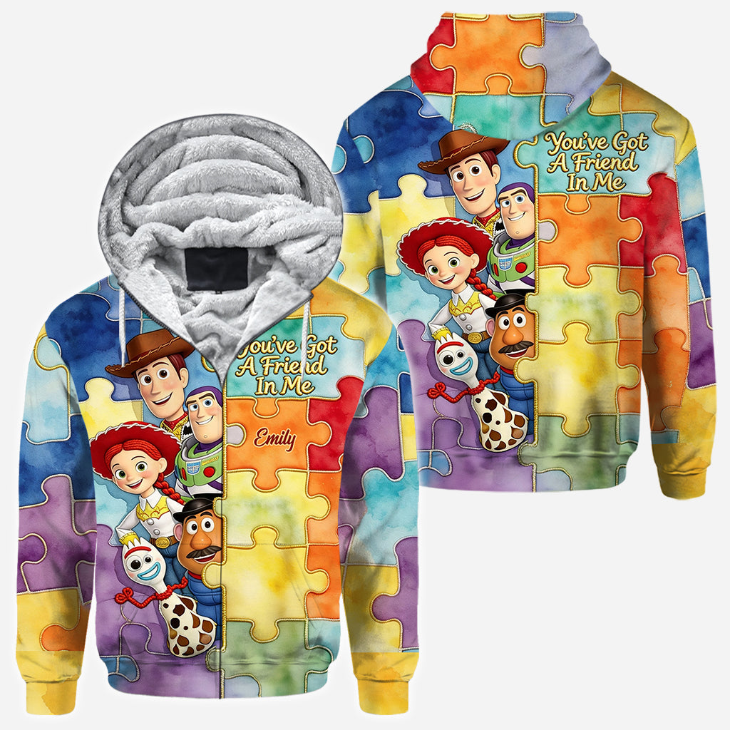 Personalized Autism Awareness All Over Shirt Custom Name Gift All Over Shirt GradoCreations