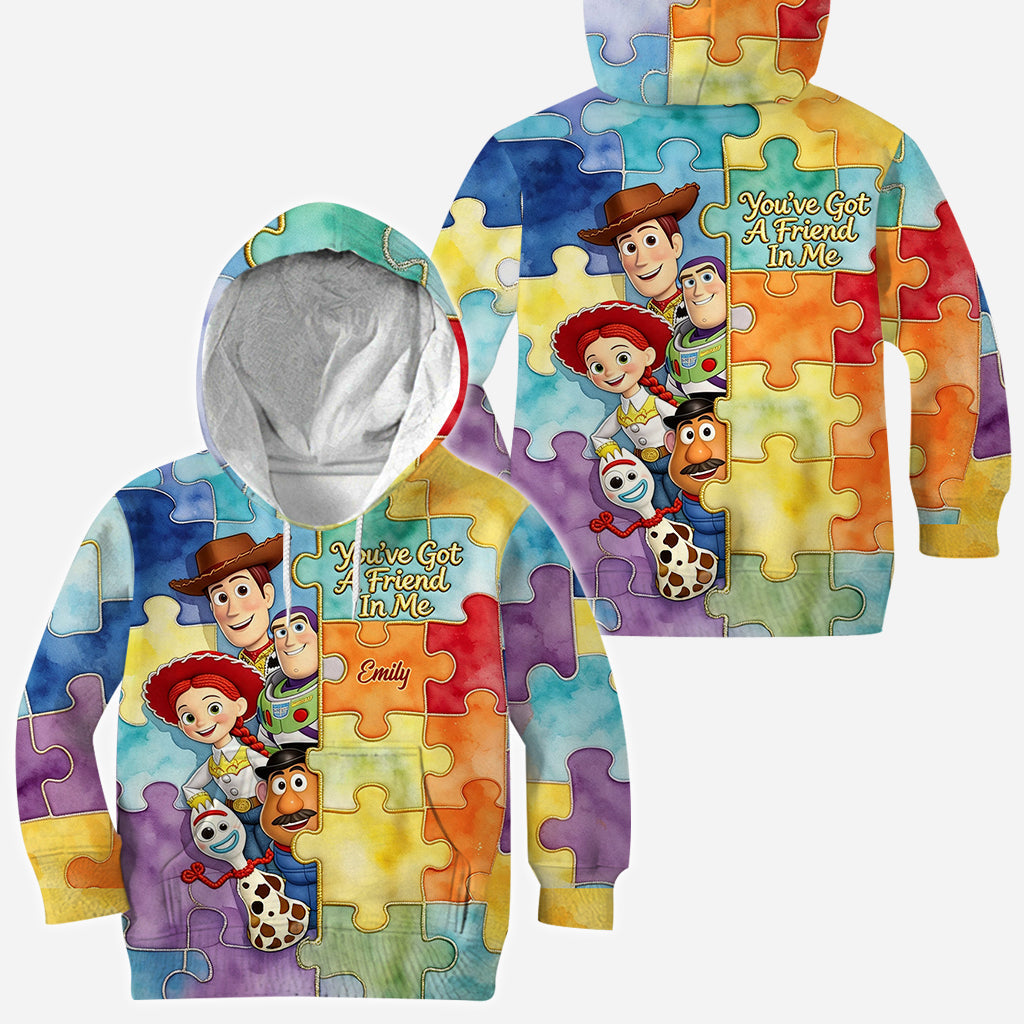 Personalized Autism Awareness All Over Shirt Custom Name Gift All Over Shirt GradoCreations