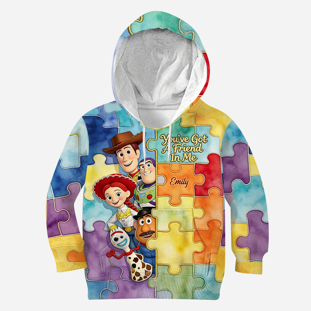 Personalized Autism Awareness All Over Shirt Custom Name Gift All Over Shirt GradoCreations