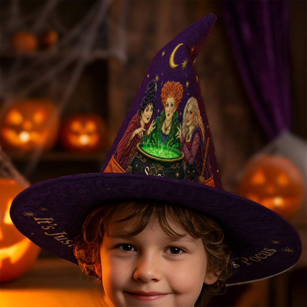 Personalized Witch Hat Quilt with Custom Name - Halloween Gift for Her Quilt Witch Hat GradoCreations