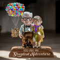 Personalized Acrylic Plaque You Are My Greatest Adventure Gift for Couple Custom Shaped Acrylic Plaque GradoCreations