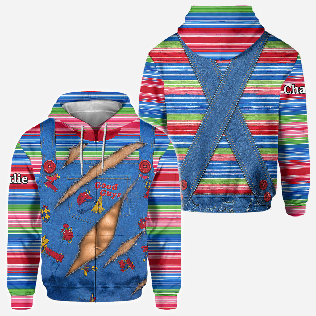 Personalized Horror Character All Over Print Shirt for Halloween Gift AOP Shirt GradoCreations