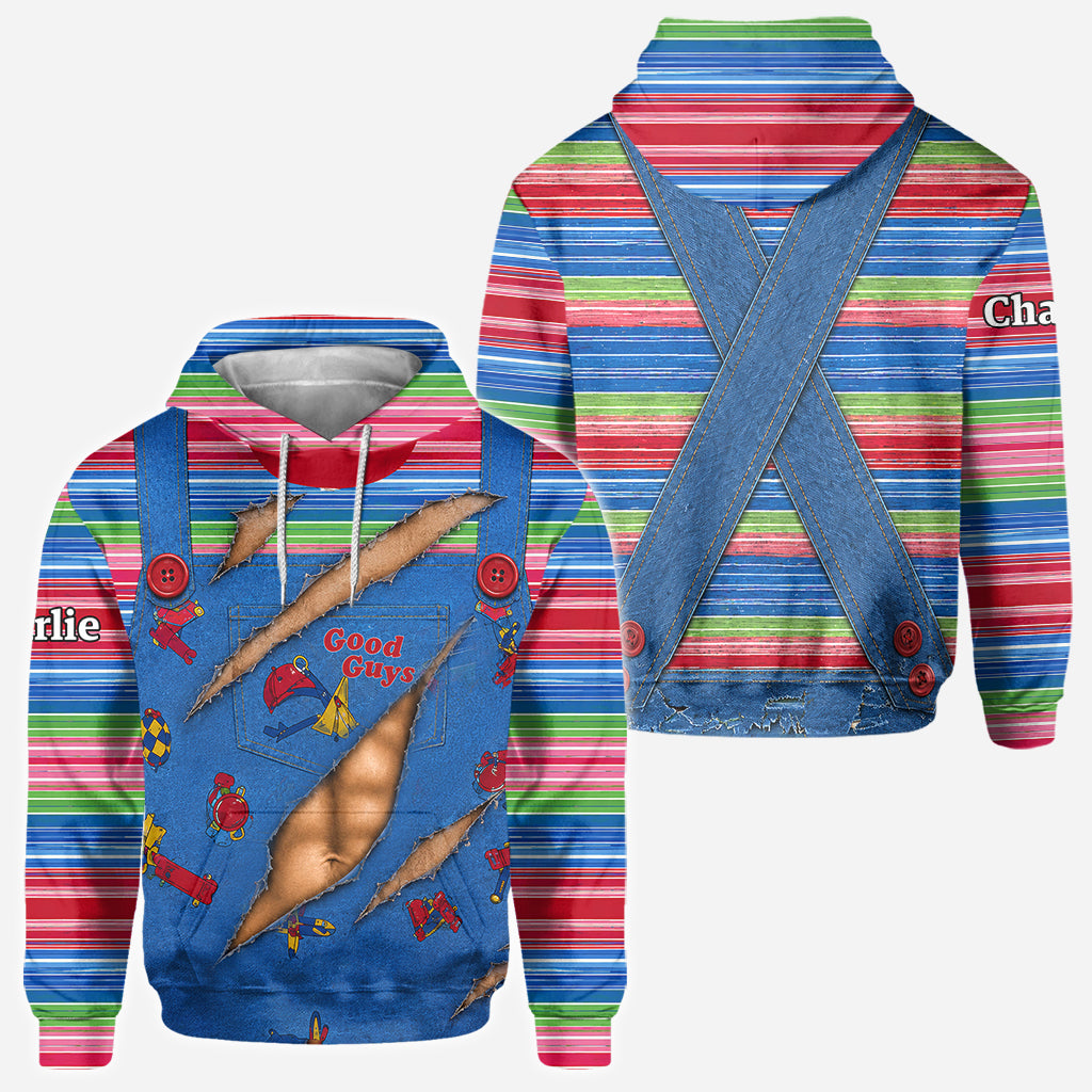Personalized Horror Character All Over Print Shirt for Halloween Gift AOP Shirt GradoCreations