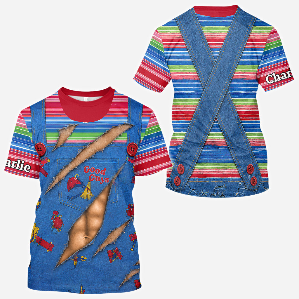 Personalized Horror Character All Over Print Shirt for Halloween Gift AOP Shirt GradoCreations
