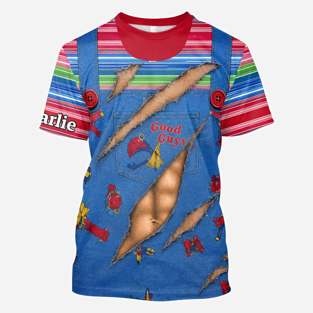 Personalized Horror Character All Over Print Shirt for Halloween Gift AOP Shirt GradoCreations