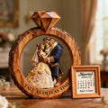 Personalized Beauty and the Beast Acrylic Plaque Custom Gift for Couples Custom Shaped Acrylic Plaque GradoCreations