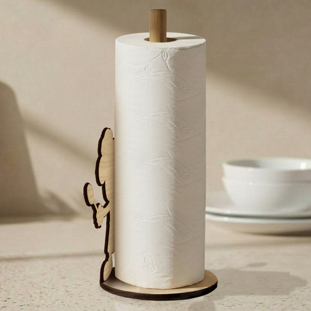 Personalized Mickey Mouse Paper Towel Stand for Kitchen Decor Paper Towel Stand GradoCreations