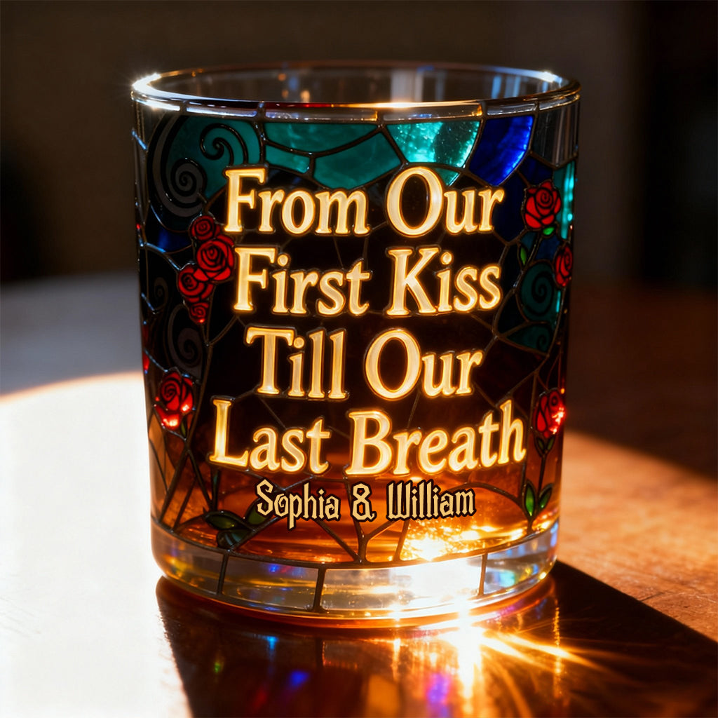 Personalized Nightmare Whiskey Glass Custom Name Gift for Couples Whiskey Glass GradoCreations