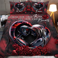 Personalized Nightmare Quilt Set Custom Name Couples Gift Quilt Set GradoCreations
