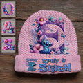 Personalized Stitch Ohana Beanie Hat Custom Name Gift for Kids Beanie Hat GradoCreations