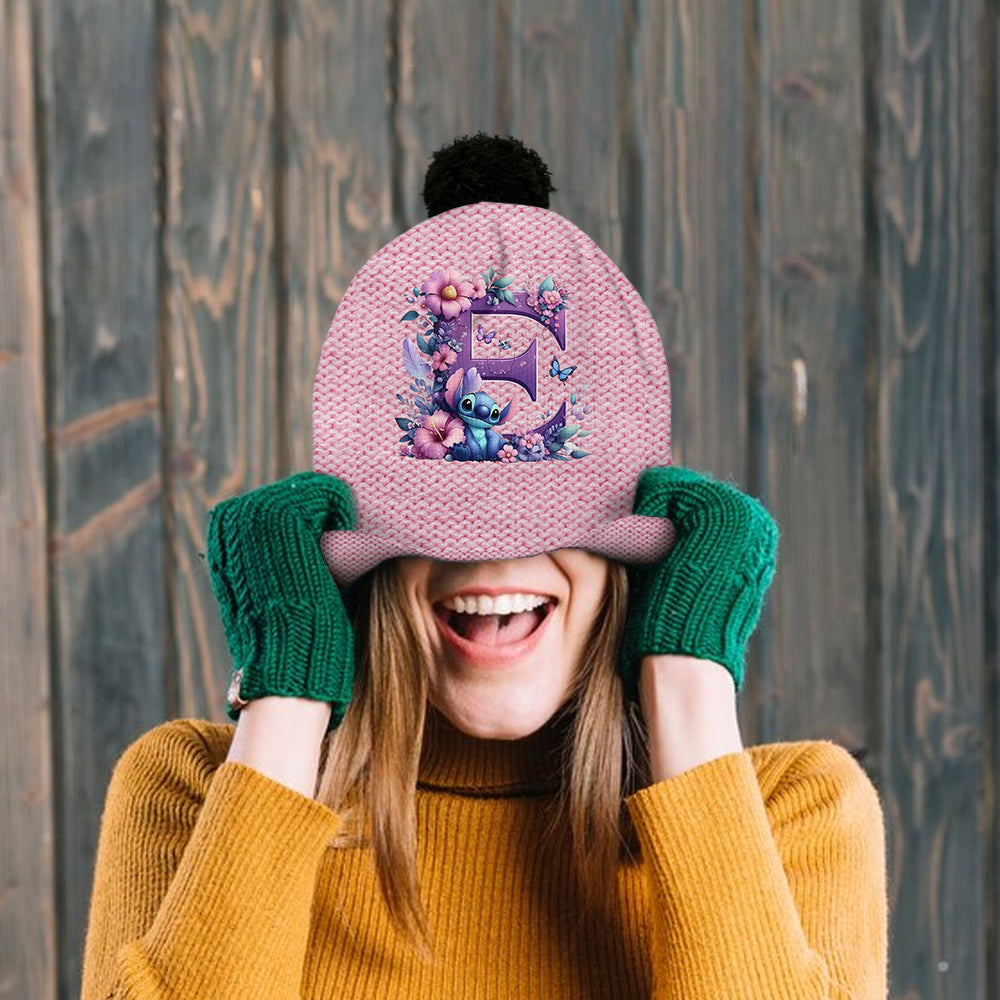 Personalized Stitch Ohana Beanie Hat Custom Name Gift for Kids Beanie Hat GradoCreations