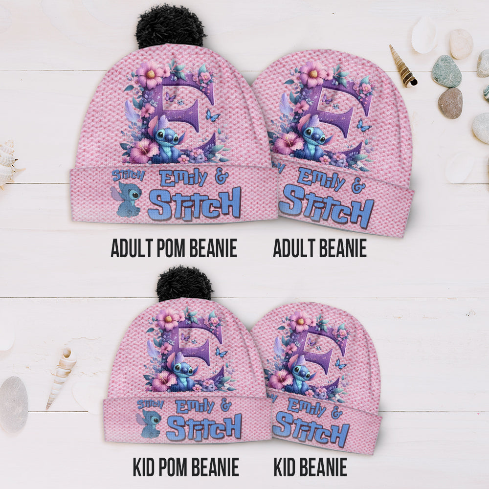 Personalized Stitch Ohana Beanie Hat Custom Name Gift for Kids Beanie Hat GradoCreations