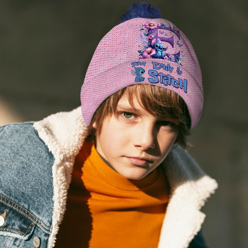 Personalized Stitch Ohana Beanie Hat Custom Name Gift for Kids Beanie Hat GradoCreations