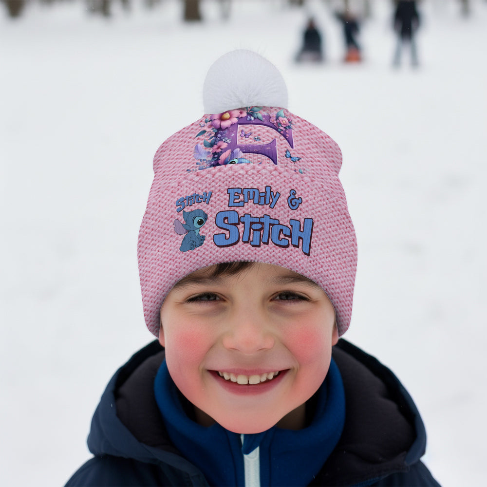 Personalized Stitch Ohana Beanie Hat Custom Name Gift for Kids Beanie Hat GradoCreations
