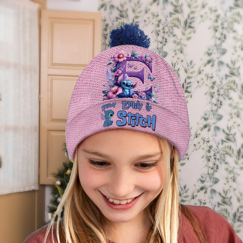 Personalized Stitch Ohana Beanie Hat Custom Name Gift for Kids Beanie Hat GradoCreations