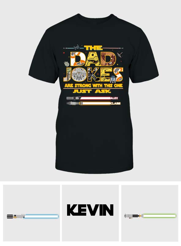 Personalized Dad Jokes T-Shirt and Hoodie Gift for Dad T-shirt & Hoodie GradoCreations