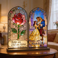 Personalized Acrylic Diptych Tale As Old As Time Gift Acrylic Diptych GradoCreations