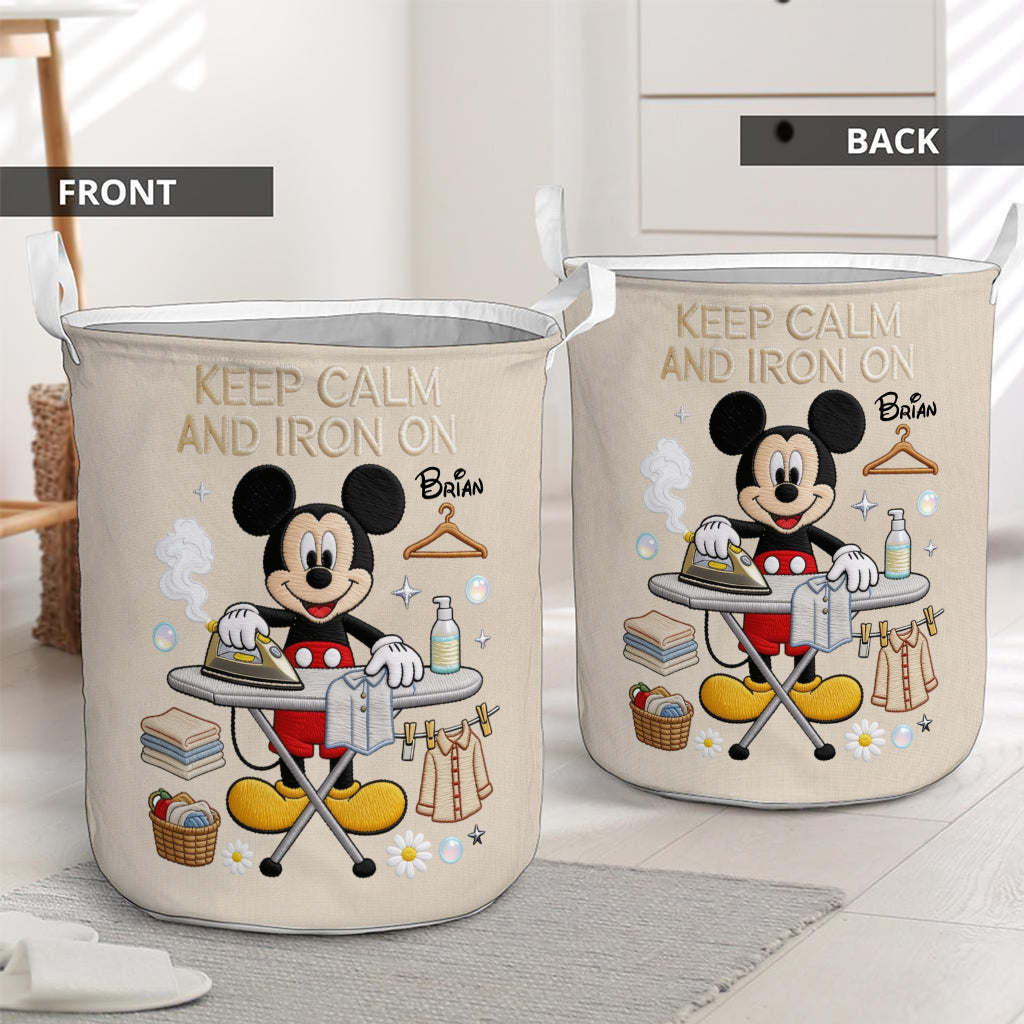 Personalized Mickey Mouse Laundry Basket Custom Name Gift Laundry Basket GradoCreations