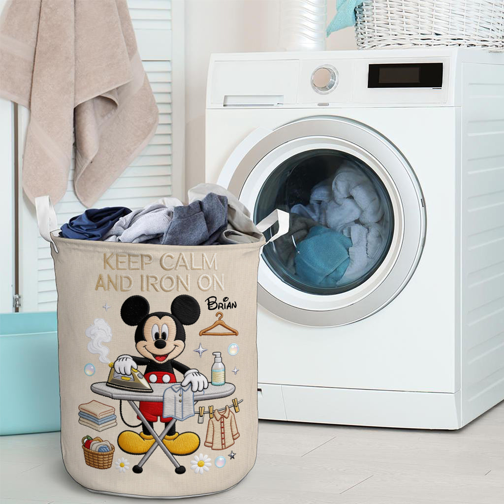 Personalized Mickey Mouse Laundry Basket Custom Name Gift Laundry Basket GradoCreations