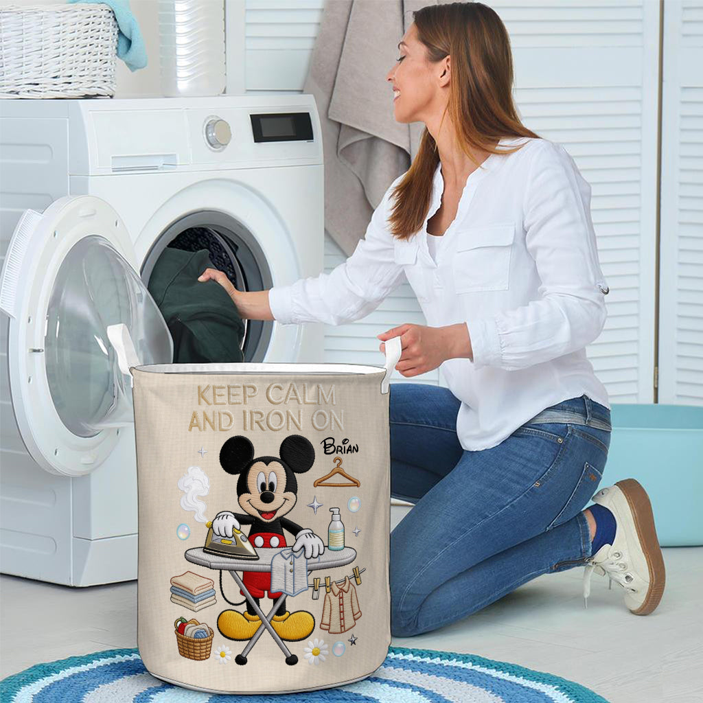 Personalized Mickey Mouse Laundry Basket Custom Name Gift Laundry Basket GradoCreations