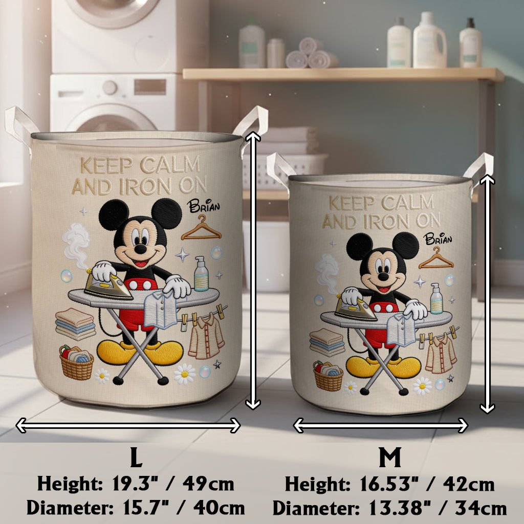 Personalized Mickey Mouse Laundry Basket Custom Name Gift Laundry Basket GradoCreations