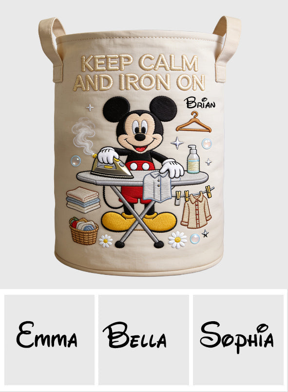 Personalized Mickey Mouse Laundry Basket Custom Name Gift Laundry Basket GradoCreations