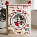 Personalized Mickey Mouse Laundry Basket Custom Name Gift Laundry Basket GradoCreations