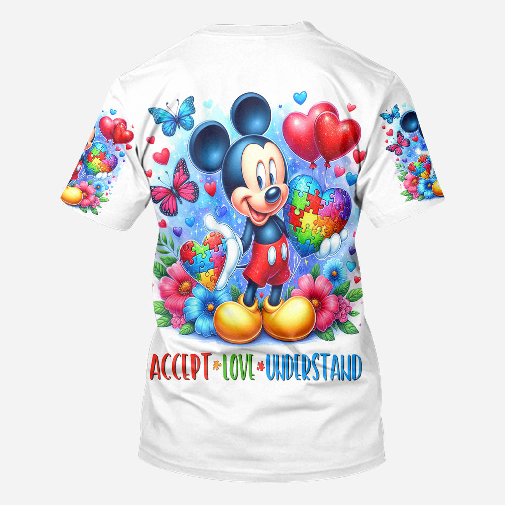 Personalized Autism Awareness All Over Shirt Custom Name Gift All Over Shirt GradoCreations