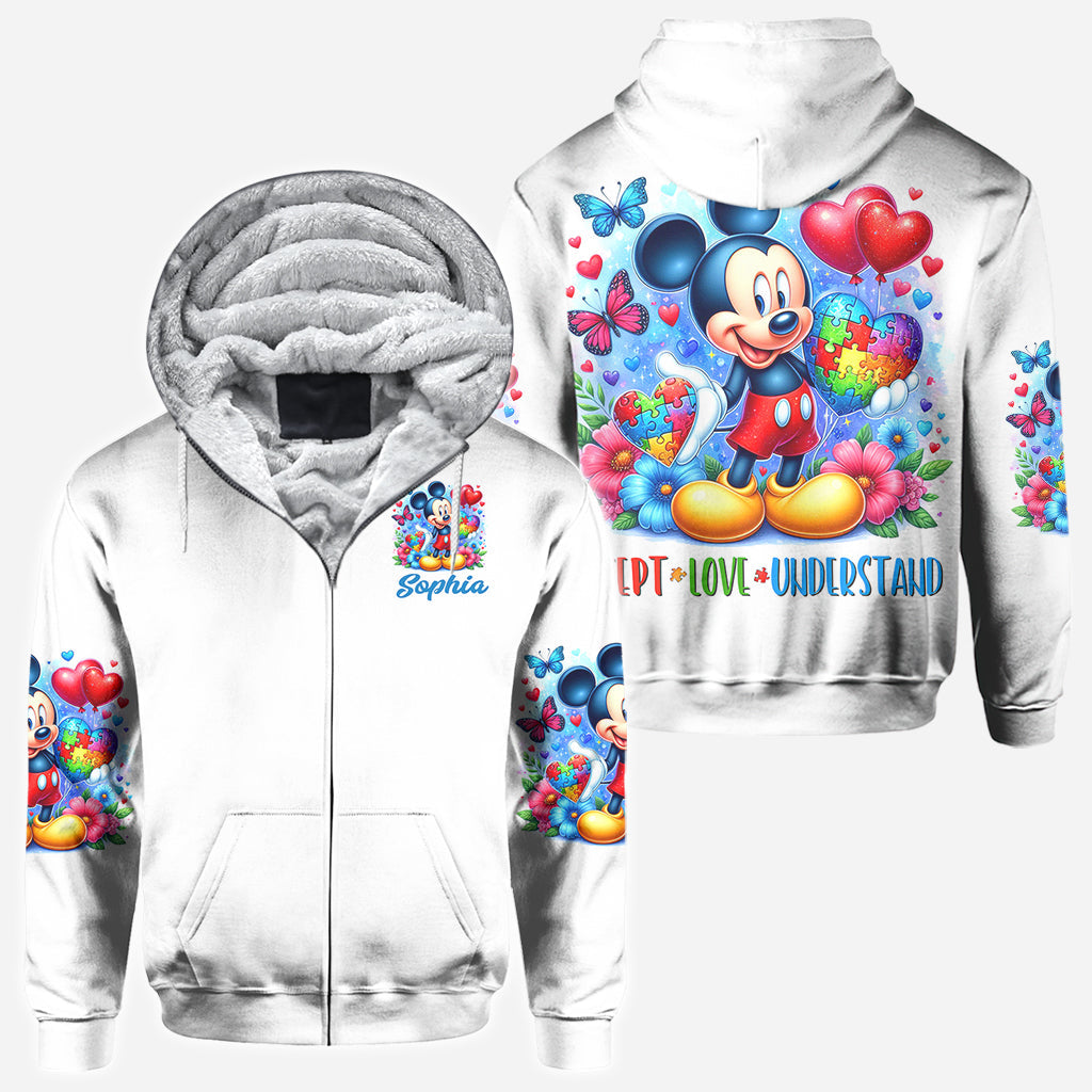 Personalized Autism Awareness All Over Shirt Custom Name Gift All Over Shirt GradoCreations