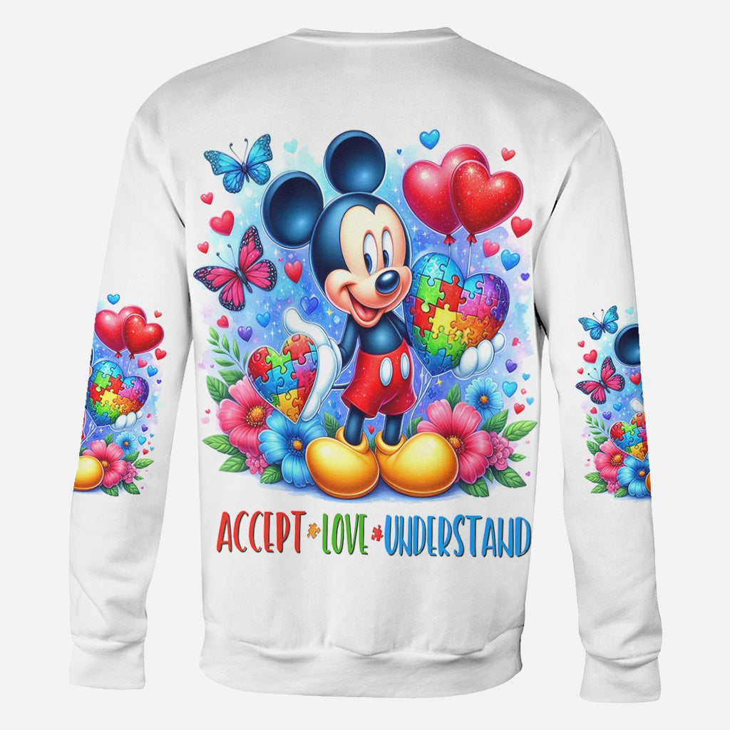Personalized Autism Awareness All Over Shirt Custom Name Gift All Over Shirt GradoCreations