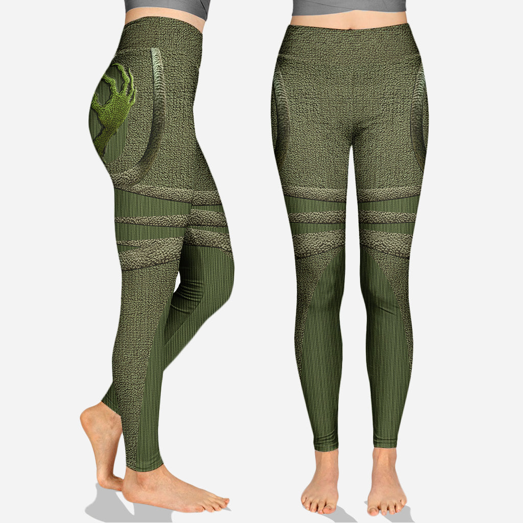 Personalized Merry Grinchmas Hoodie & Leggings Set for Christmas Hoodie & Leggings GradoCreations