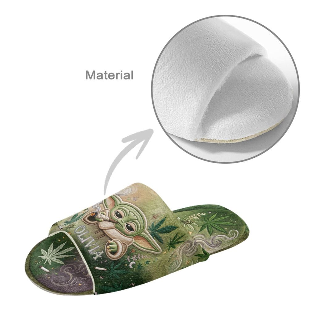 Personalized Open-Toe Slippers with Custom Design for Comfort Open-Toe Slippers GradoCreations