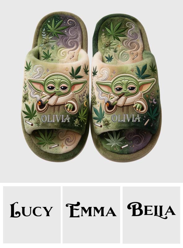Personalized Open-Toe Slippers with Custom Design for Comfort Open-Toe Slippers GradoCreations