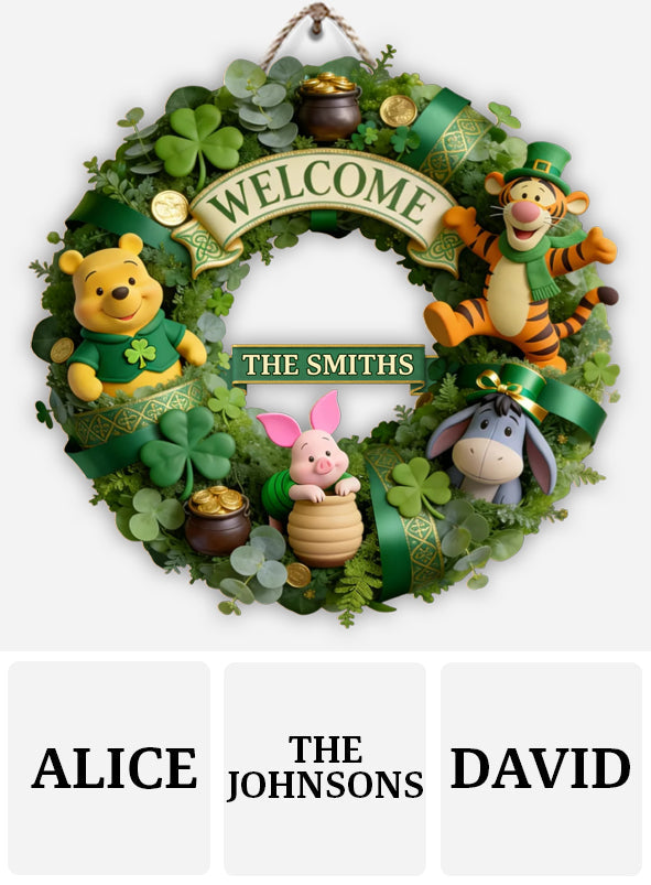 Personalized Yellow Bear Custom Wood Sign for Home Decor Wood Sign GradoCreations