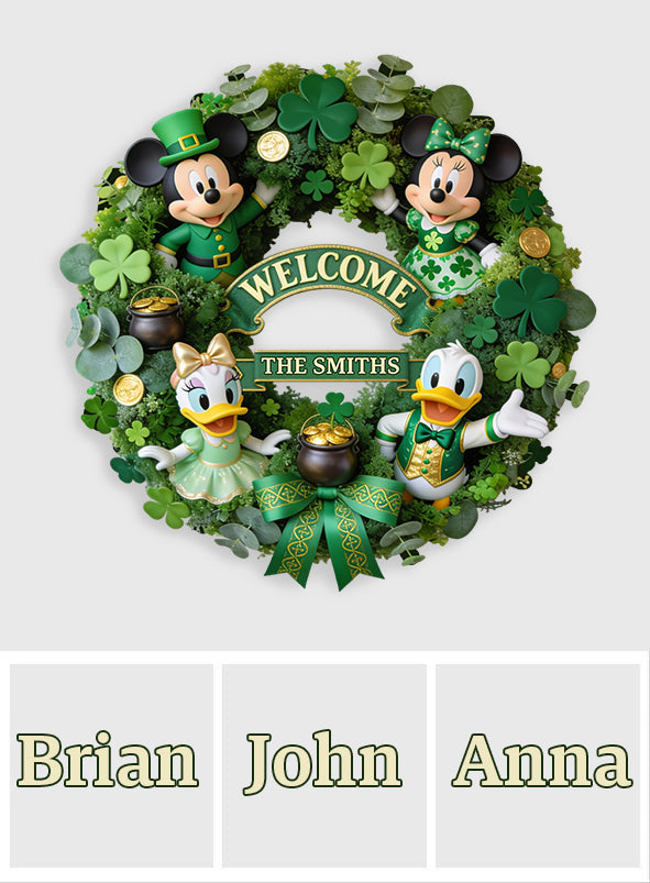 Personalized Mickey Mouse Wood Sign Custom Name Home Decor Wood Sign GradoCreations
