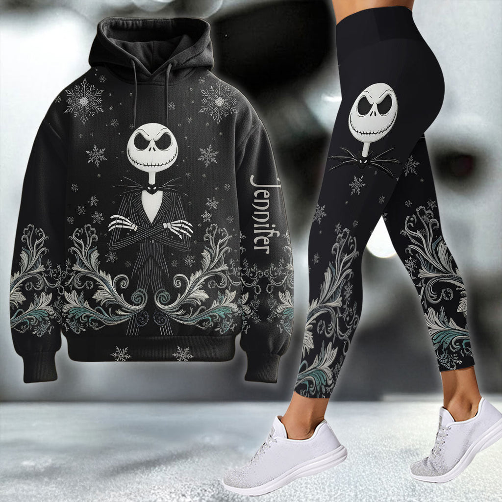 Personalized Nightmare Hoodie and Leggings Set for Halloween Custom Name Gift Hoodie & Leggings GradoCreations