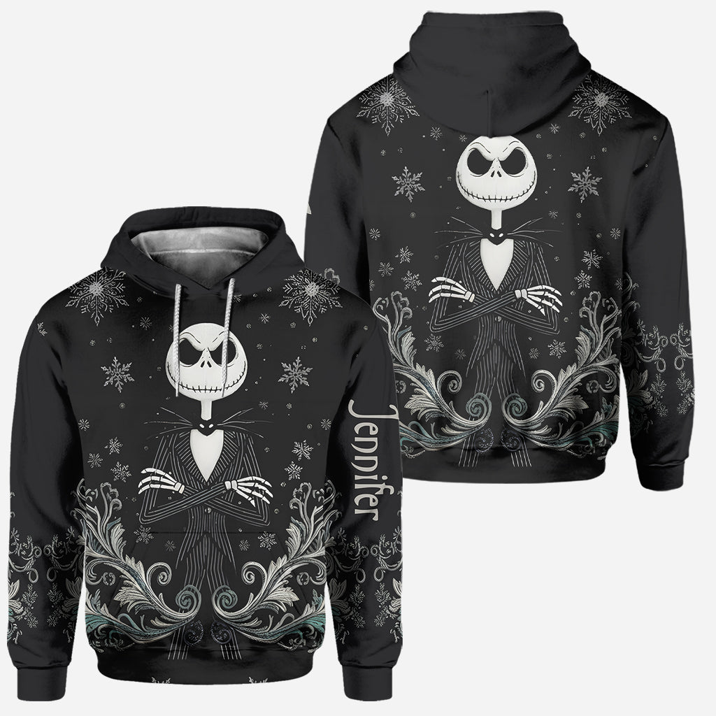 Personalized Nightmare Hoodie and Leggings Set for Halloween Custom Name Gift Hoodie & Leggings GradoCreations