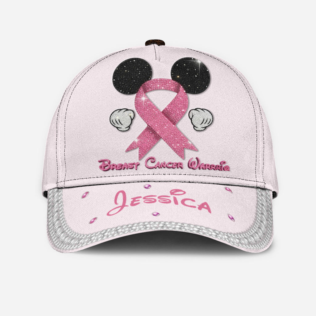 Personalized Breast Cancer Awareness Cap Custom Name Gift Classic Cap GradoCreations