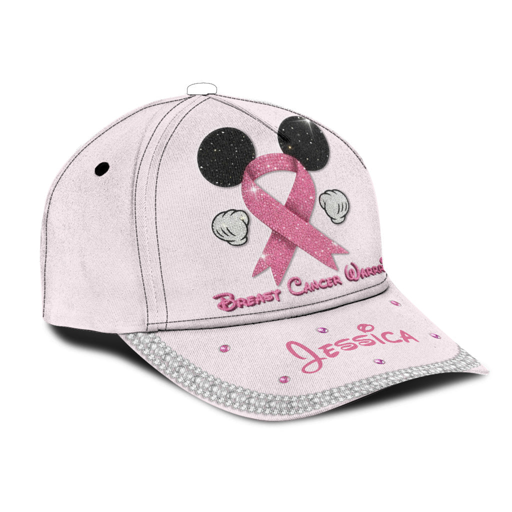Personalized Breast Cancer Awareness Cap Custom Name Gift Classic Cap GradoCreations